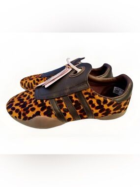Adidas Women's Taekwondo Mei Leopard Print Slip On Sneakers JS0298 Size 8.5 NWT